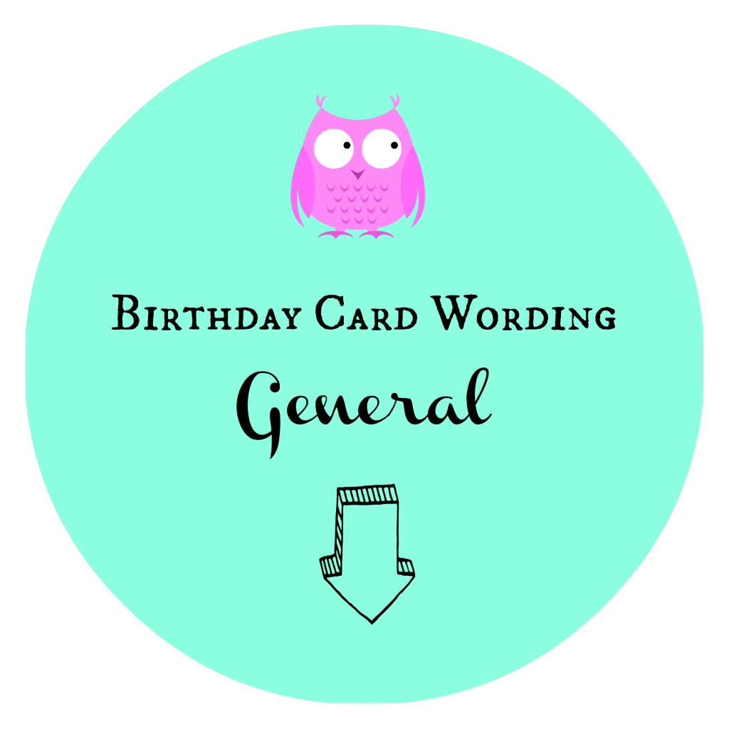 Birthday Card Wording