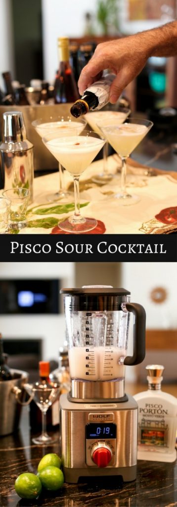 Pisco Sour Cocktail Recipe: Authentic Chilean and Peruvian Pisco Sour drink! Channel the flavor of the Andes. Pin now for later...