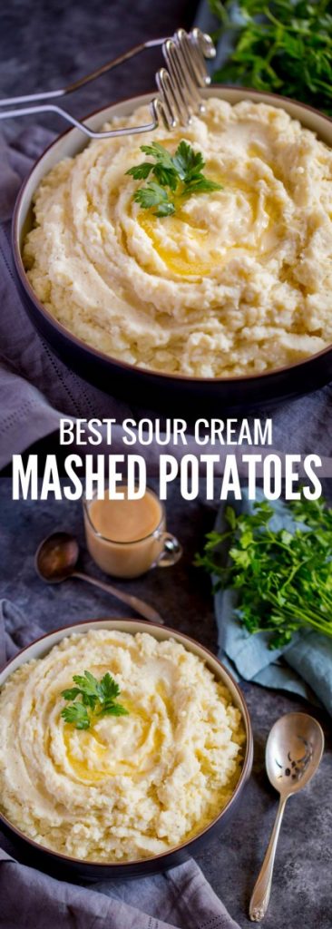 BEST SOUR CREAM MASHED POTATOES