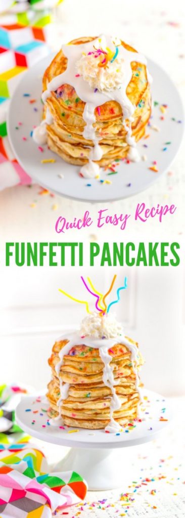 Funfetti Pancakes from Scratch