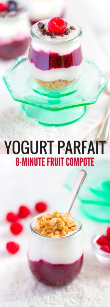 Yogurt Parfait with Fruit Compote