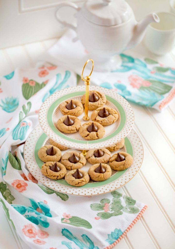 Easy Peanut Butter Blossoms made with love.