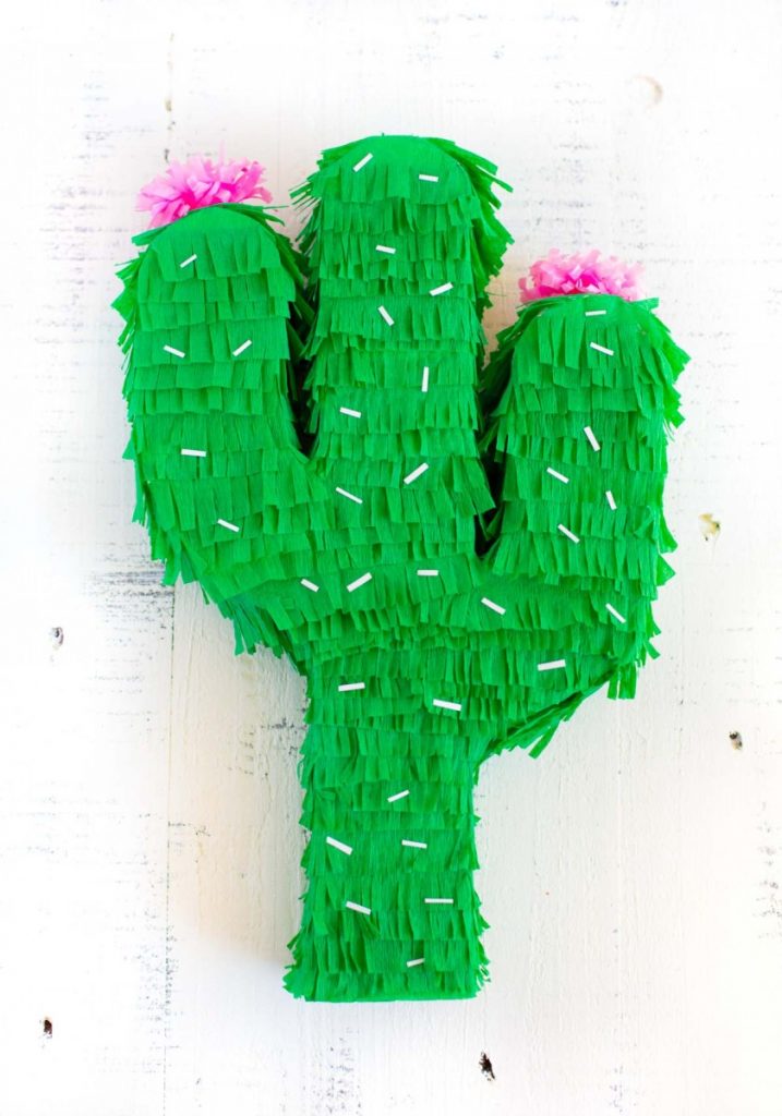 DIY Cactus Pinata for Cinco de Mayo