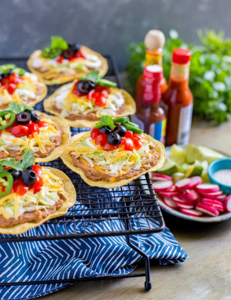 15-minute recipe for Mexican Chicken Tostadas