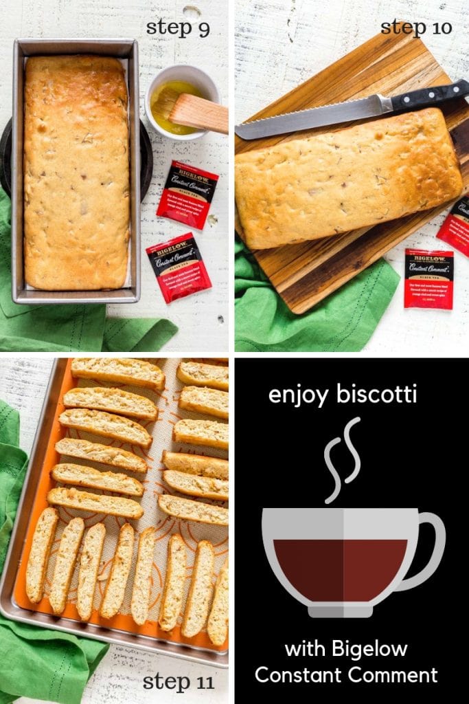 How to easily slice biscotti loaves without cracking them.