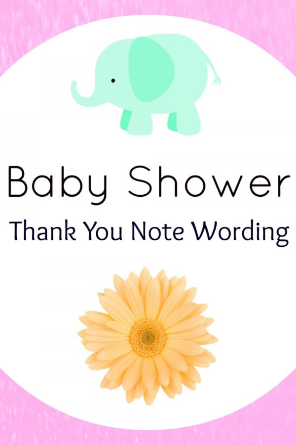 Baby Shower Thank You Note Wording