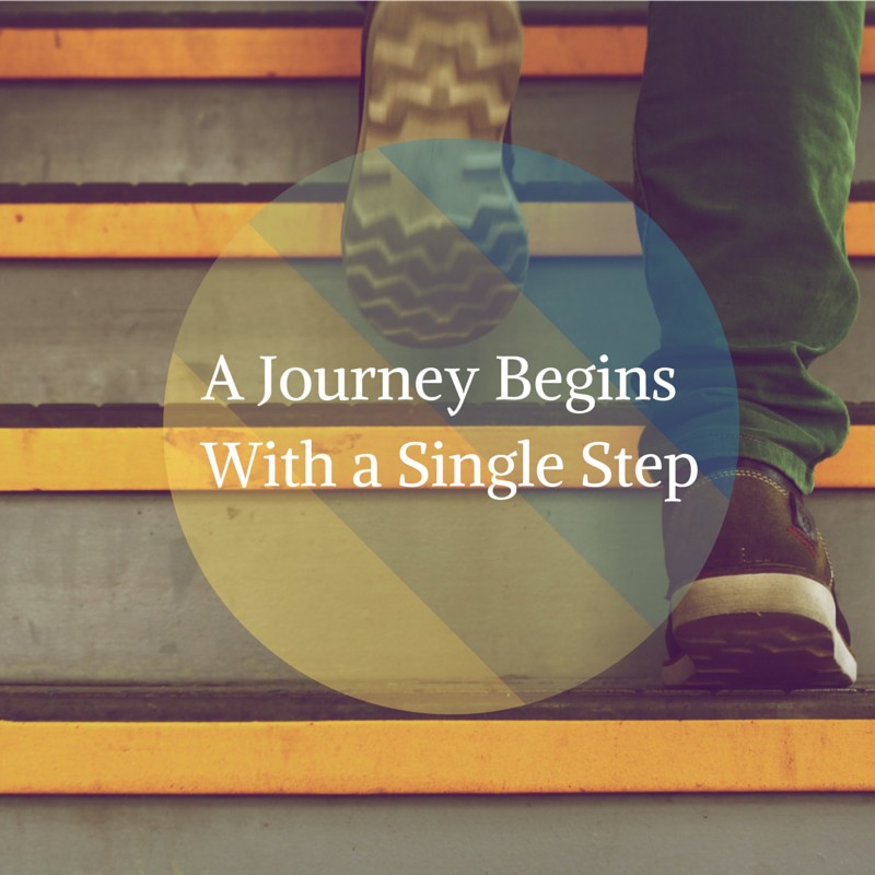 Popular Quotes: A journey begins with a single step