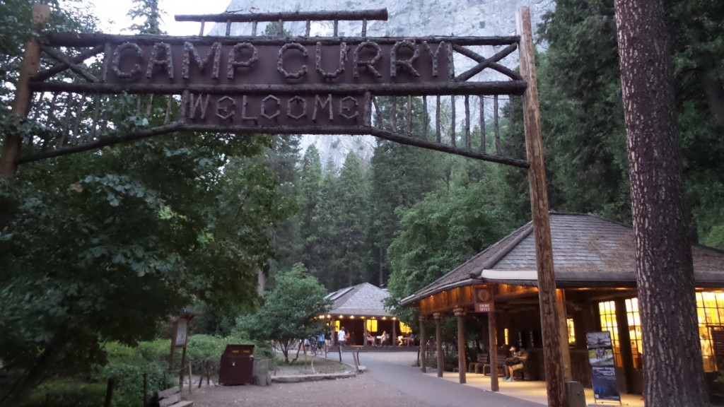 California Road Trip: Curry Village in Yosemite National Park. 