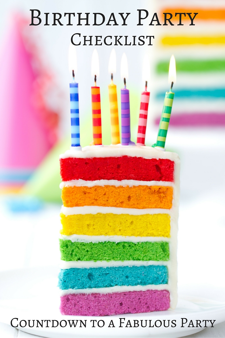 Birthday Party Checklist: Countdown to a Fabulous Party
