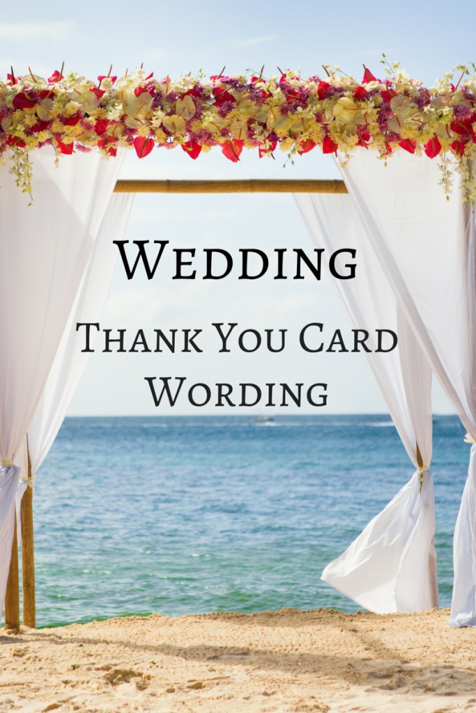 Wedding Thank You Card Wording