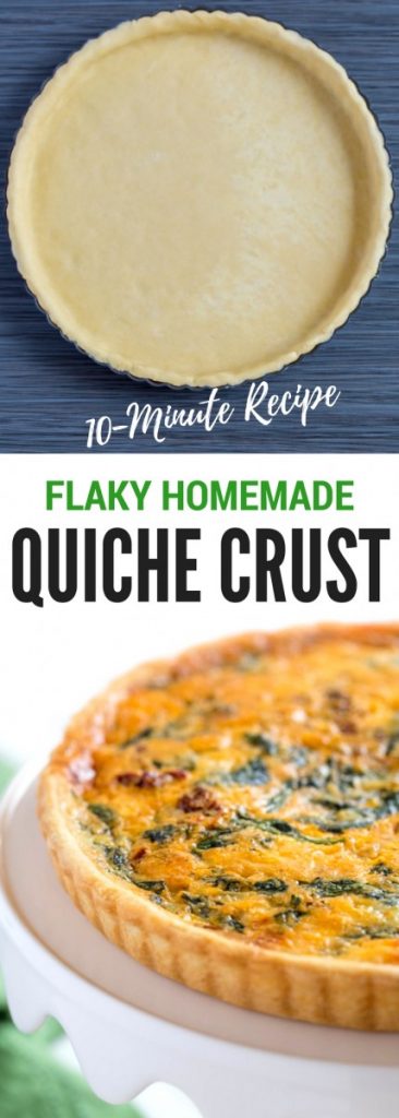 Flaky Quiche Crust from Scratch