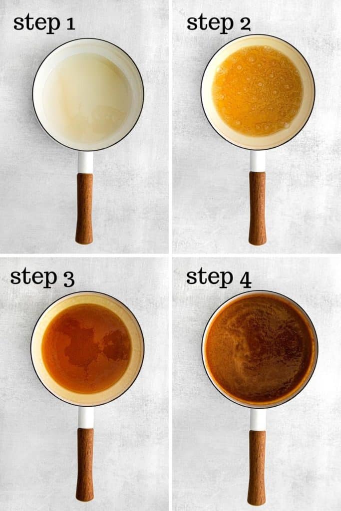 How to make caramel sauce recipe in 4 easy steps.