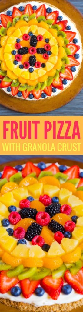 Fruit Pizza with Granola Crust