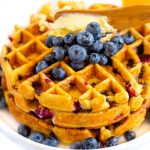 Mexican Blueberry Waffles