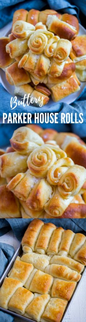 Buttery Parker House Rolls