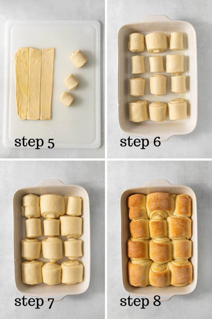 How to roll and shape Parker House dinner rolls.