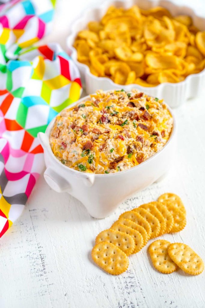 Ranch dip recipe. The perfect appetizer for game day, movie nights, backyard gatherings and holidays. Serve with chips or crackers.
