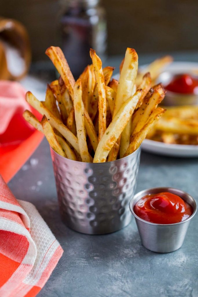 The best homemade French fries - baked!