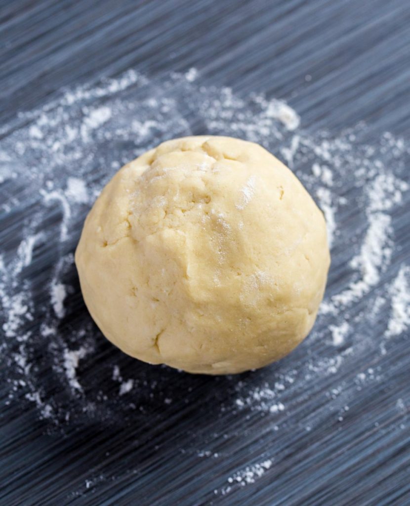 Dough recipe for quiche crust