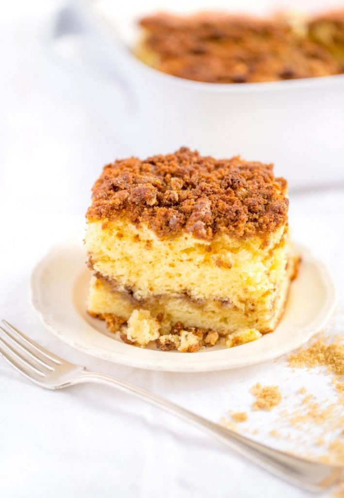 Sour Cream Coffee Cake with Streusel Topping