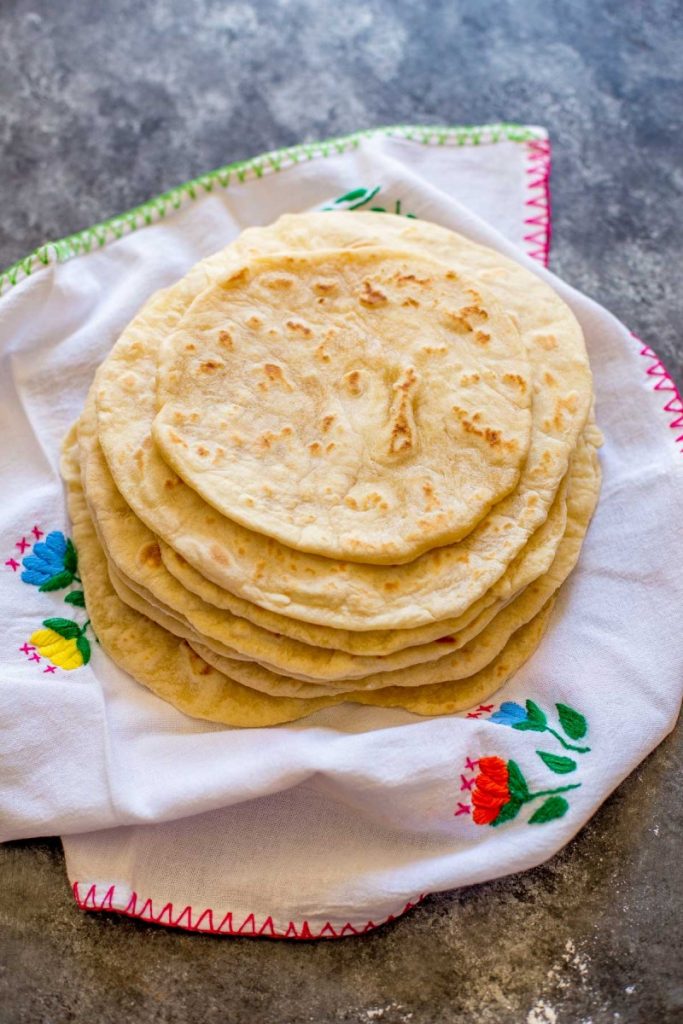 Grandma Mercie's flour tortilla Recipe