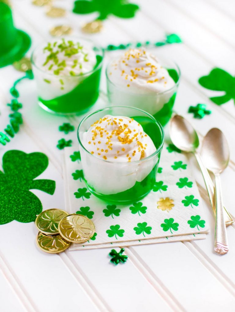 St. Patrick’s Day Jello Cups