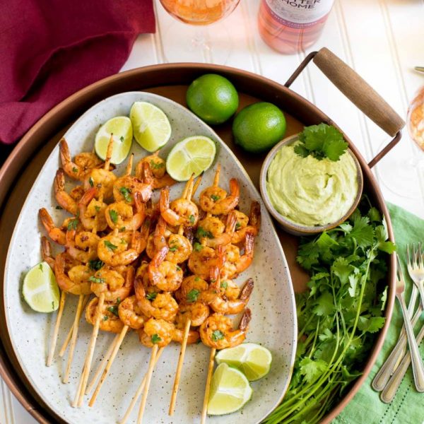 Spicy Grilled Lime Shrimp
