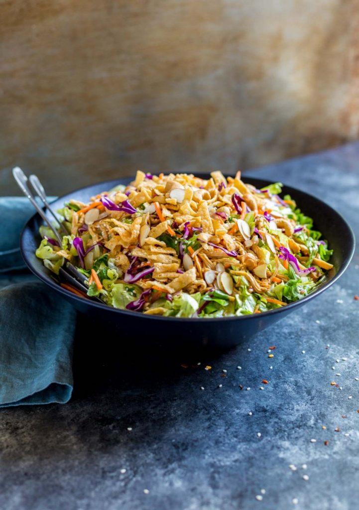 Chinese Chicken Salad With Asian Dressing Confetti Bliss
