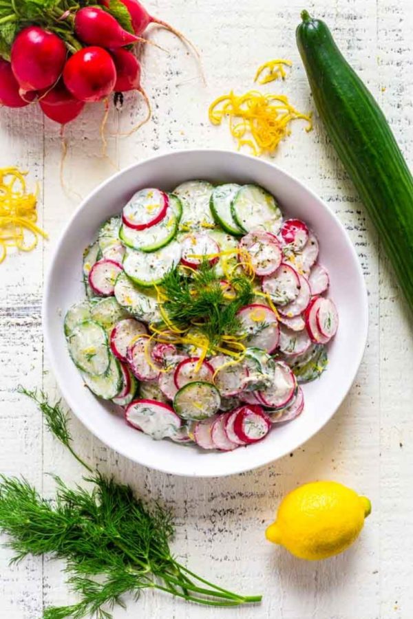 Cucumber Salad Pinterest Image