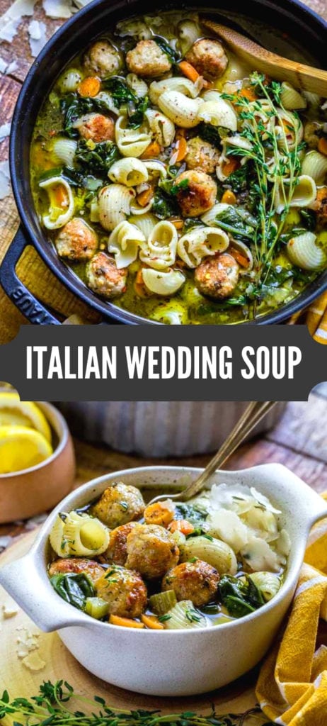 Italian Wedding Soup Pinterest Image