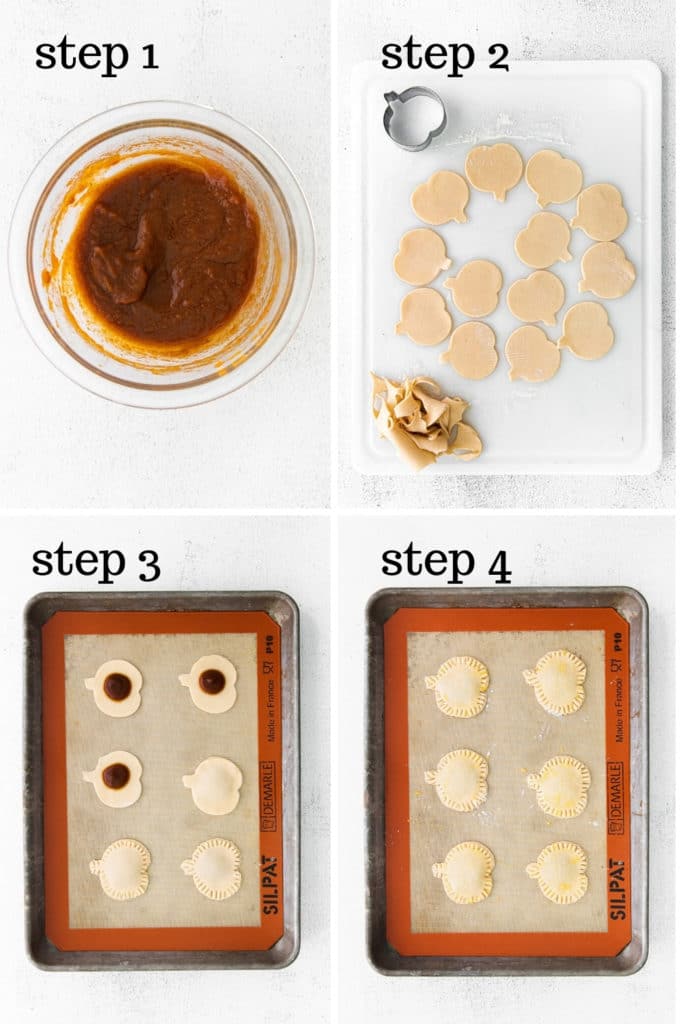 How to make homemade pumpkin pop tarts in 4 easy steps.