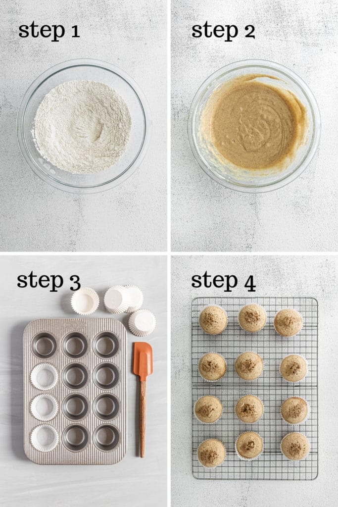 How to make the best tiramisu cupcakes in 4 easy steps.