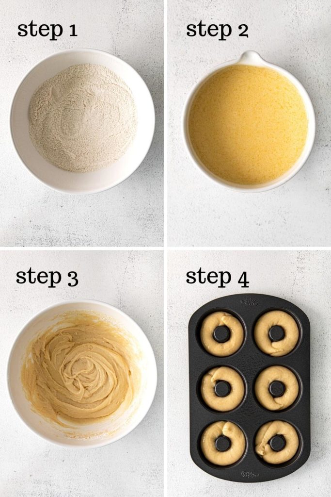 How to make Robin's Egg Easter Donuts in 4 easy steps, then bake.