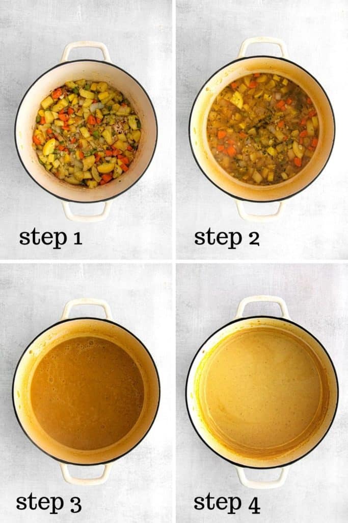 How to make yellow squash soup recipe in 4 easy steps.