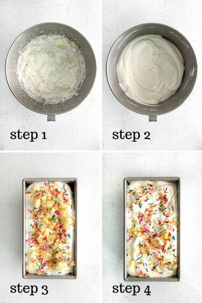 How to make no-churn ice cream from scratch in 4 easy steps.