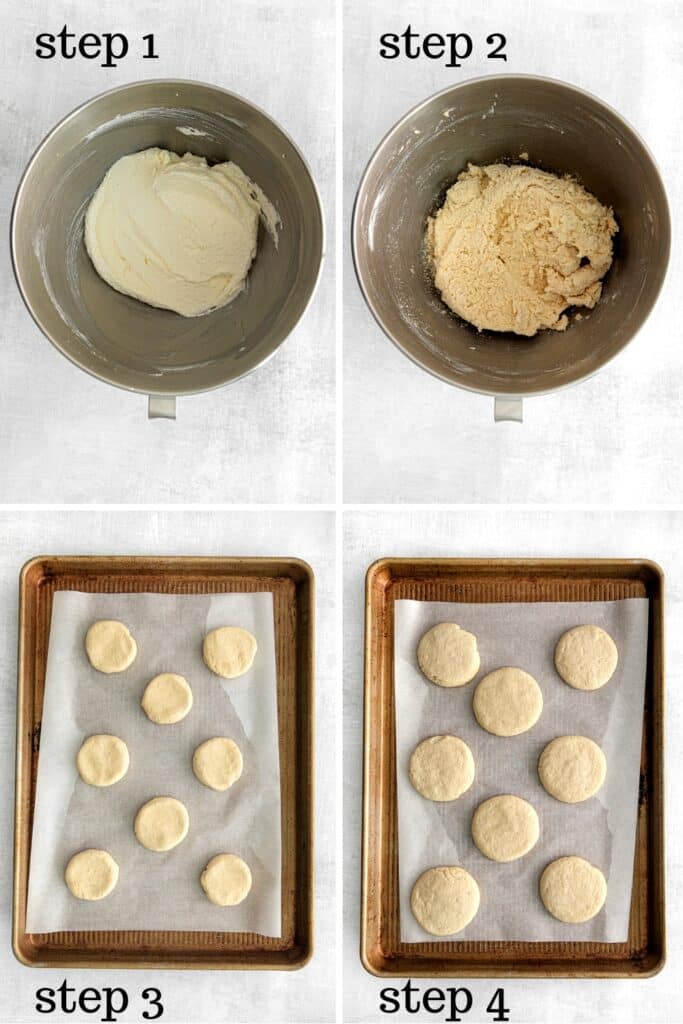 How to make holiday shortbread cookies in 4 easy steps.