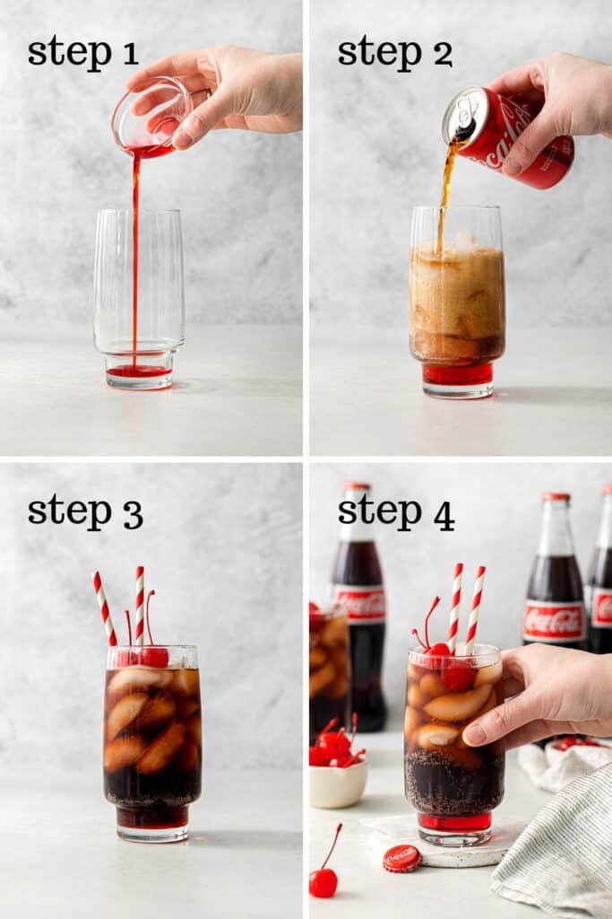 How to make Roy Rogers drink recipe, step by step.