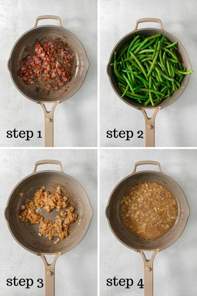 How to make green bean casserole, step by step.